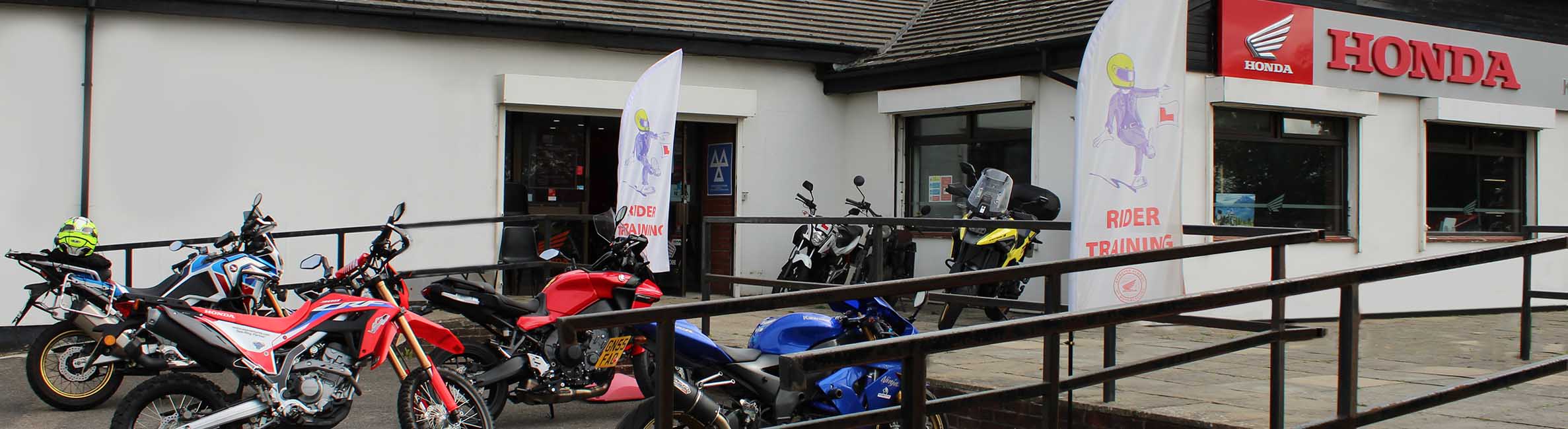 Kent Motorcycles - Outside the Showroom